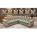 Luxury Sofa Cover L Shape 6 Seater