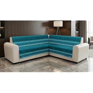 Luxury Sofa Cover L Shape 7 Seater