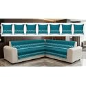Luxury Sofa Cover L Shape 7 Seater