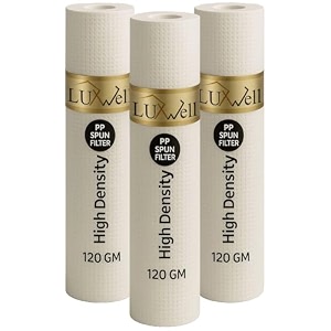 dotted premiun 1034 inch 5 micron spun filterpre filterpp filterouter sediment filtercandle filter for ro water purifier - for all types 10 inch housing ro water purifier pack of 3