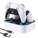 LVFAN Dual Controller Charger Station for PS5 Controllers