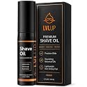 LVLUP Shave Oil for Men (1 oz) – 100% Natural Shaving Oil for Sensitive Skin – Prevents Razor Burn, Bumps &amp; Irritation – Replaces Shaving Cream, Gel &amp; Aftershave – Made in Austin, Texas