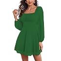 LYANER Women39s Polka Dots Square Neck A