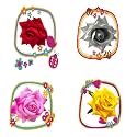 LYF5STAR Handmade PACK OF 4 Mix Colours Rose Floral Juda Pin For Women| Elegant Rose Wedding Hair Accessories |Traditional Indian Hair Accessories for Women &amp; Girls |Pack Of 4