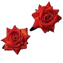 LYF5STAR Handmade Artificial Rose Flower Tiktok Hairpin | Bridal Hair Accessories | Artificial Rose Hair pin | Stylish and Elegant Hair Accessories for Women &amp; Girls | Pack of 2