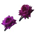 LYF5STAR Handmade Artificial Rose Flower Tiktok Hairpin | Bridal Hair Accessories | Artificial Rose Hair pin | Stylish and Elegant Hair Accessories for Women &amp; Girls | Pack of 2