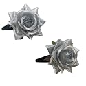 LYF5STAR Handmade Artificial Rose Flower Tiktok Hairpin | Bridal Hair Accessories | Artificial Rose Hair pin | Stylish and Elegant Hair Accessories for Women &amp; Girls | Pack of 2