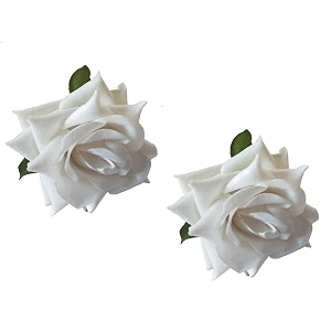 lyf5star handmade artificial rose flower tiktok hairpin  bridal hair accessories  artificial rose hair pin  stylish and elegant hair accessories for women amp girls  pack of 2