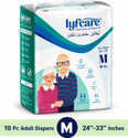 lyfcare Pull-Up Pants | Waist Size (24-33 Inch) Adult Diapers - M