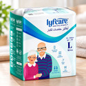 lyfcare Pull-Up Pants | Waist Size (30-39 Inch) Adult Diapers - L