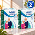 lyfcare Pull-Up Pants | Waist Size (35-54 Inch) Adult Diapers - XL