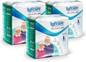 lyfcare Pull-Up Pants | Waist Size (30-39 Inch) Adult Diapers - L