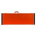 Lykos 39" Electric Guitar Hard Case – waterproof, Sturdy Hard Shell case for Fender Stratocaster, Telecaster &amp; Standard electric guitar – with Lockable Wood Frame and Plush Interior (Orange)