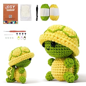LYKTRIX Positive Crochet Animals Turtle GiftsWobbles Crochet