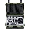 Lykus PVC1 Hard Case with Dividers for Cameras,Lenses,DJI Mavic/Air/Mini