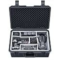 Lykus PVC2 Hard Case with Dividers for Cameras,Lenses,DJI Mavic/Air/Mini