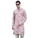 Lymio Men39s Cotton Regular Fit Casual Kurta