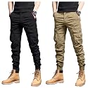 Lymio Men39s Regular Fit Low Rise Cargo