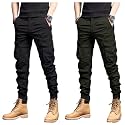 Lymio Men39s Regular Fit Low Rise Cargo