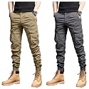 Lymio Men39s Regular Fit Low Rise Cargo