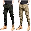 Lymio Men39s Regular Fit Low Rise Cargo