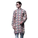 Lymio Men39s Cotton Regular Fit Casual Kurta