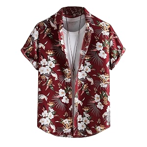 Lymio Men Polyester Stylish Slim Fit Printed