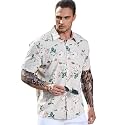 Lymio Men Polyester Stylish Slim Fit Printed