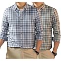 Lymio Men Shirt Checkered Button Down
