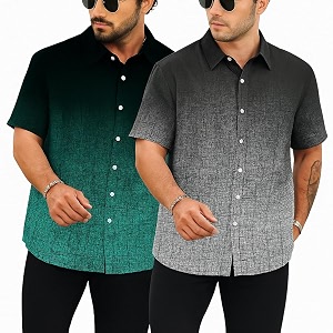 Lymio Men Shirt Printed Shirt for