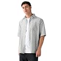 Lymio Men Shirt Striped Shirt for