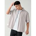 Lymio Men Shirt Striped Shirt for