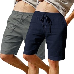 Lymio Men Shorts Cotton Short for