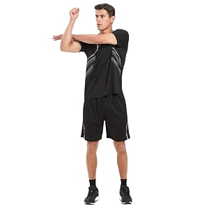Lymio Polyester T-Shirt and Shorts Cord Set
