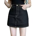Lymio Skirts for Women Denim Mini