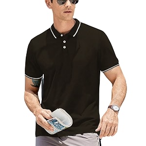 Lymio Mens Polyester Regular Fit T Shirt