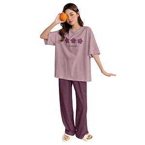 Lymio Womens Korean Night Dress Full