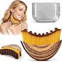 Lymphatic Contour Face Brush for Jawline Sculpting & Lymphatic Drainage – Ergonomic V Line Face Massager Tool for Facial Contouring, Puffiness & Deep Cleansing with Protective Case