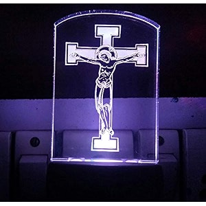 jesus acrylic 7 color changing 3d illusion led night lamp for gifthomelivingroombedroommulticolour