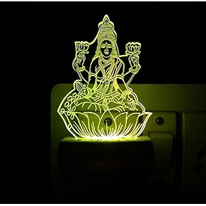 lasksmi acrylic 7 color changing 3d illusion led night lamp for gifthomelivingroombedroommulticolour