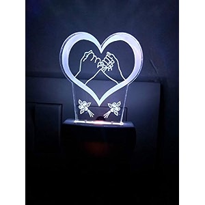 promise acrylic 7 color changing 3d illusion led night lamp and gift for every occasionvalentines daymenboy multicolour