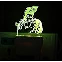 Radha Krishna Acrylic 7 Color Changing 3D Illusion LED Night Lamp. for Gift,Home,livingroom,Bedroom(Multicolour)