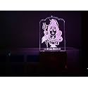 Shivji Bholenath Acrylic 7 Color Changing 3D Illusion LED Night Lamp. for Gift,Home,livingroom,Bedroom(Multicolour)