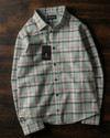 Lyphy Men Checkered Casual Green Red Shirt