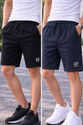 Lyphy Solid Men Black Dark Grey Casual