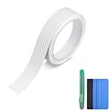 Lypumso Carbon Fiber Vinyl Tape with Tools Kits, Chrome Delete Vinyl Wrap for Blackout Car Door Edge Guard Door Sill Window Trim Protector (3D Clear, 1in x 30ft)