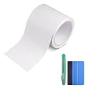 Lypumso Carbon Fiber Vinyl Tape with Tools Kits, Chrome Delete Vinyl Wrap for Blackout Car Door Edge Guard Door Sill Window Trim Protector (3D Clear, 4in x 30ft)