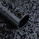 Lypumso Forged Carbon Fiber Vinyl Wrap, 3D Cosmic Ghost Textured Auto Car Sticker Decal Film Sheet DIY Vehicle Paint Changing Wrap Featuring Air Release Technology (Black, 3ft x 5ft)