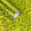 Lypumso Forged Carbon Fiber Vinyl Wrap, 3D Cosmic Ghost Textured Auto Car Sticker Decal Film Sheet DIY Vehicle Paint Changing Wrap Featuring Air Release Technology (Gold, 1ft x 10ft)