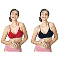 Lyra 516 Flora Mesh Ladder Moulded Premium Cotton Bra